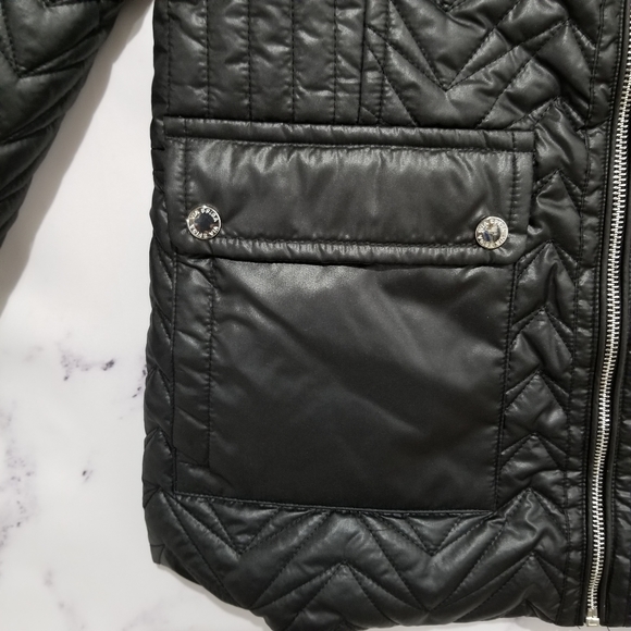 VIA SPIGA Quilted Lightweight Black Jacket - Picture 6 of 11